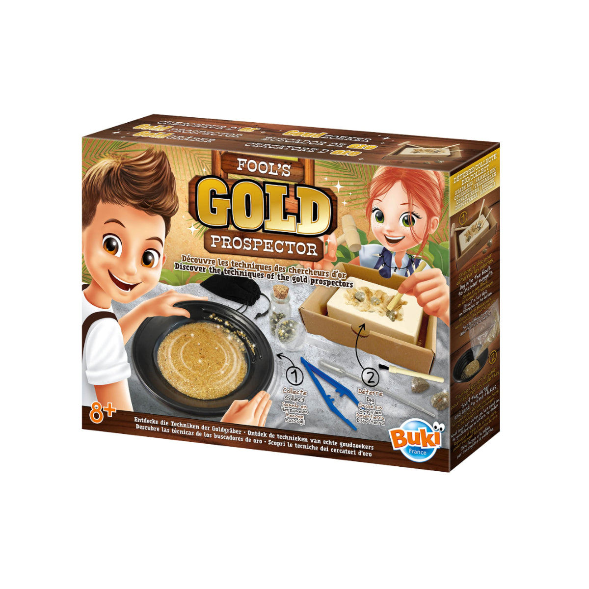 443 ゴールドシーカー 砂金採り&発掘 実験キット – Buki France