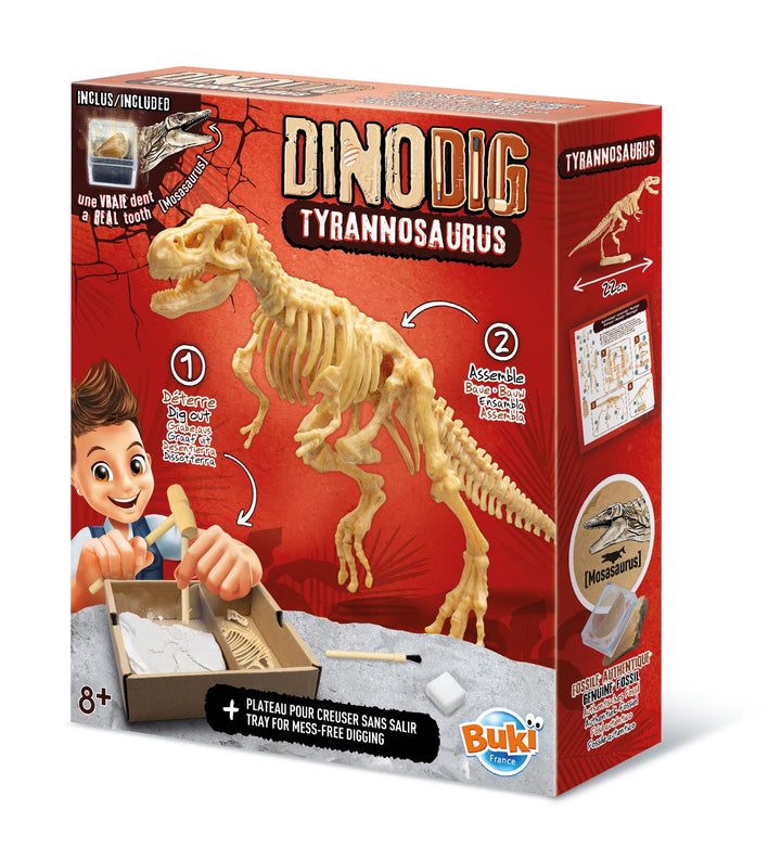 ビュキ フランス(Buki France) 445TYR 恐竜発掘キット ティラノサウルス T-Rex 20cm 子供 化石 発掘 おもちゃ 知育玩具