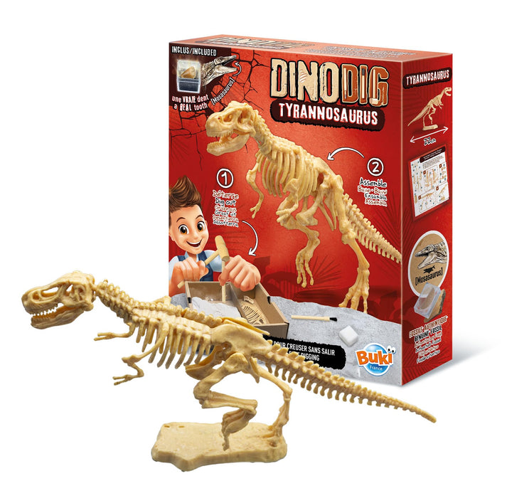 ビュキ フランス(Buki France) 445TYR 恐竜発掘キット ティラノサウルス T-Rex 20cm 子供 化石 発掘 おもちゃ 知育玩具