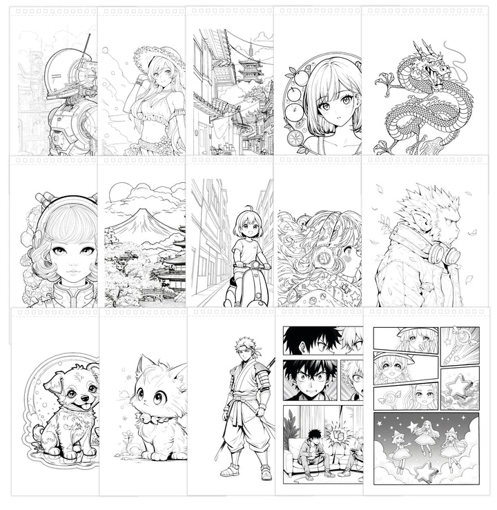ビュキ フランス(Buki France) 5439 プロフェッショナルスタジオ マンガノートブック 8色マーカー ぬりえ＆作画セット